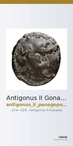 Antigonus II Gonatas Macedon Panagopoulou 2020 9.8.1 — CANOA
