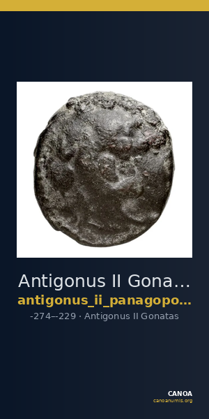 Antigonus II Gonatas Macedon Panagopoulou 2020 9.8.1 — CANOA