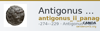 Antigonus II Gonatas Macedon Panagopoulou 2020 9.8.1 — CANOA