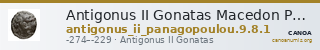 Antigonus II Gonatas Macedon Panagopoulou 2020 9.8.1 — CANOA