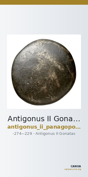 Antigonus II Gonatas Macedon Panagopoulou 2020 9.8.2 — CANOA