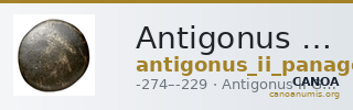 Antigonus II Gonatas Macedon Panagopoulou 2020 9.8.2 — CANOA