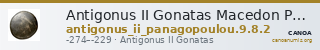 Antigonus II Gonatas Macedon Panagopoulou 2020 9.8.2 — CANOA