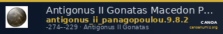 Antigonus II Gonatas Macedon Panagopoulou 2020 9.8.2 — CANOA