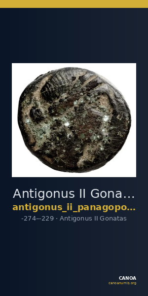Antigonus II Gonatas Macedon Panagopoulou 2020 9.8.3 — CANOA