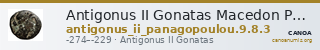 Antigonus II Gonatas Macedon Panagopoulou 2020 9.8.3 — CANOA