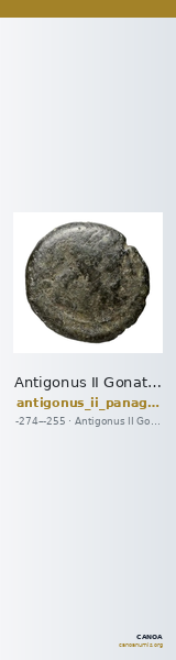 Antigonus II Gonatas Macedon Panagopoulou 2020 Period I, 1.1 — CANOA