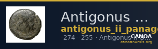 Antigonus II Gonatas Macedon Panagopoulou 2020 Period I, 1.1 — CANOA