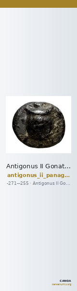 Antigonus II Gonatas Macedon Panagopoulou 2020 Period I, 2.1-3 — CANOA