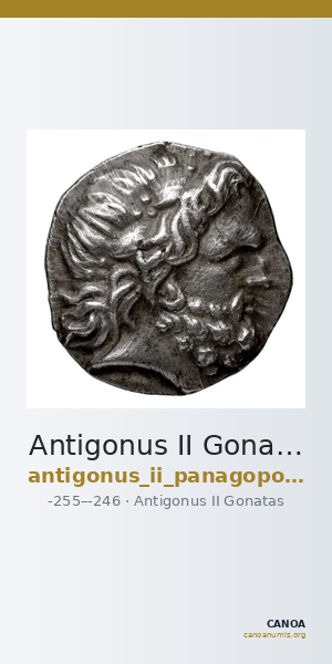 Antigonus II Gonatas Macedon Panagopoulou 2020 Period II, 2.1 — CANOA