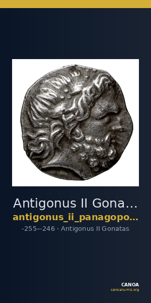 Antigonus II Gonatas Macedon Panagopoulou 2020 Period II, 2.1 — CANOA
