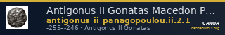 Antigonus II Gonatas Macedon Panagopoulou 2020 Period II, 2.1 — CANOA