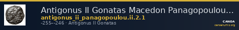 Antigonus II Gonatas Macedon Panagopoulou 2020 Period II, 2.1 — CANOA