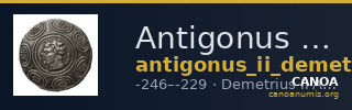 Antigonus II Gonatas Macedon Panagopoulou 2020 Period III, 2.1 — CANOA
