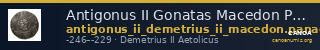 Antigonus II Gonatas Macedon Panagopoulou 2020 Period III, 2.1 — CANOA