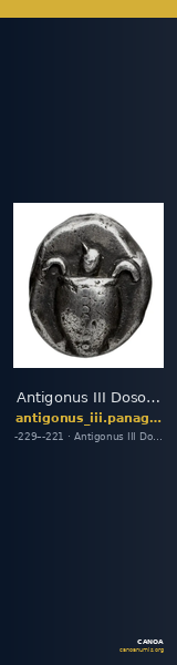 Antigonus III Doson Macedon Panagopoulou 2020 Period IV, 2.4; 6 — CANOA