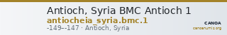 Antioch, Syria BMC Antioch 1 — CANOA