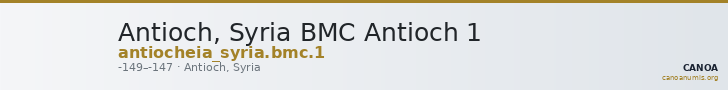 Antioch, Syria BMC Antioch 1 — CANOA