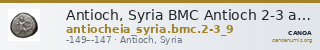 Antioch, Syria BMC Antioch 2-3 and 9 — CANOA