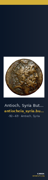 Antioch, Syria Butcher 2004 Seleucid Era a — CANOA