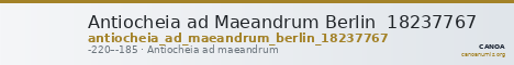 Antiocheia ad Maeandrum Berlin  18237767 — CANOA