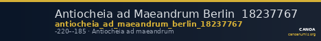 Antiocheia ad Maeandrum Berlin  18237767 — CANOA