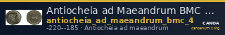 Antiocheia ad Maeandrum BMC Antioch ad Maeandrum 4 — CANOA