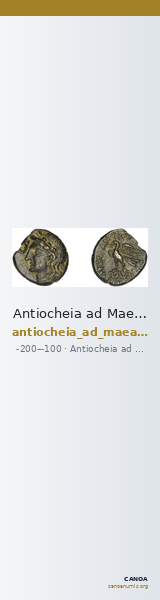 Antiocheia ad Maeandrum Imhoof-Blumer 1901-2 p. 108, 1 — CANOA