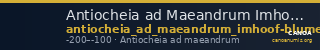 Antiocheia ad Maeandrum Imhoof-Blumer 1901-2 p. 108, 3-6 — CANOA