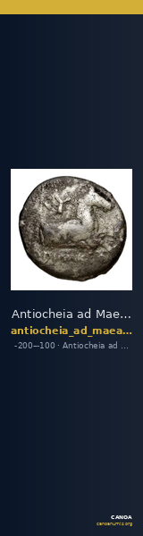 Antiocheia ad Maeandrum Imhoof-Blumer 1901-2 p. 109, 7 — CANOA