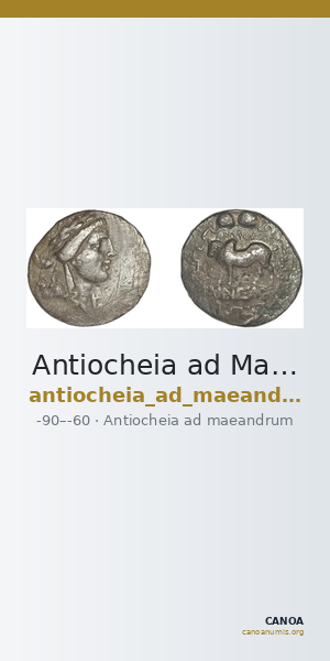 Antiocheia ad Maeandrum Thonemann 2019 Group A, tetradrachms — CANOA