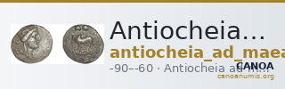 Antiocheia ad Maeandrum Thonemann 2019 Group A, tetradrachms — CANOA