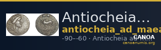 Antiocheia ad Maeandrum Thonemann 2019 Group A, tetradrachms — CANOA