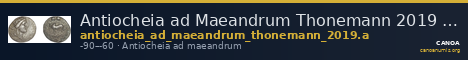 Antiocheia ad Maeandrum Thonemann 2019 Group A, tetradrachms — CANOA