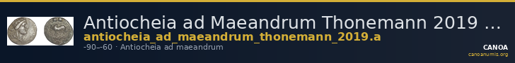 Antiocheia ad Maeandrum Thonemann 2019 Group A, tetradrachms — CANOA