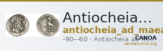 Antiocheia ad Maeandrum Thonemann 2019 Group B — CANOA