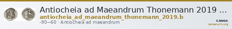 Antiocheia ad Maeandrum Thonemann 2019 Group B — CANOA