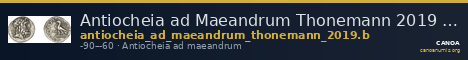 Antiocheia ad Maeandrum Thonemann 2019 Group B — CANOA