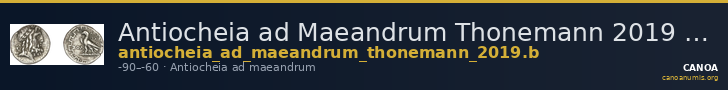 Antiocheia ad Maeandrum Thonemann 2019 Group B — CANOA