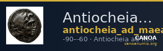 Antiocheia ad Maeandrum Thonemann 2019 Group D — CANOA