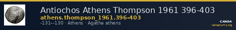 Antiochos Athens Thompson 1961 396-403 — CANOA