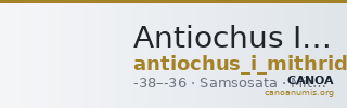 Antiochus I of Commagene Samosata Kovacs 2016 229 — CANOA