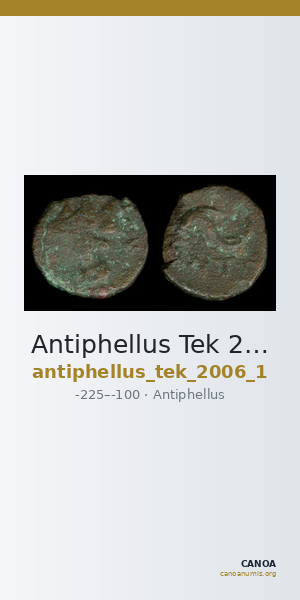 Antiphellus Tek 2006 1 — CANOA