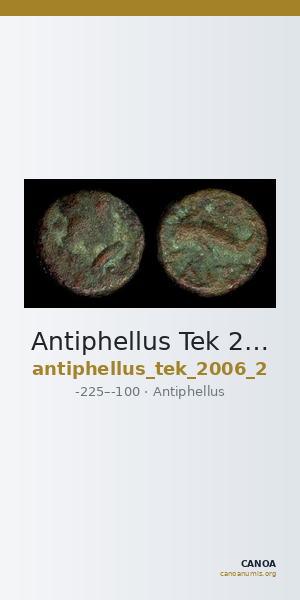 Antiphellus Tek 2006 2 — CANOA