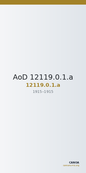 AoD 12119.0.1.a — CANOA