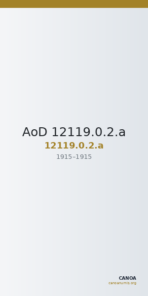 AoD 12119.0.2.a — CANOA