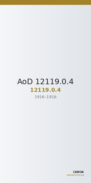 AoD 12119.0.4 — CANOA