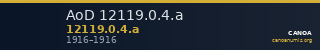 AoD 12119.0.4.a — CANOA