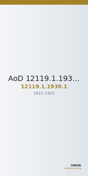 AoD 12119.1.1939.1 — CANOA