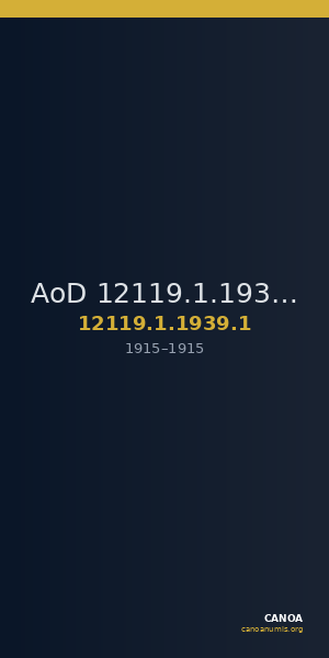 AoD 12119.1.1939.1 — CANOA